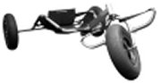 The kite buggy is a three wheeled vehicle driven by wind harnessed by a traction kite.  Get yours from DOA today.