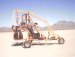 Side view of a powered parachute.